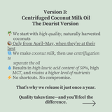 Edible Coconut Milk Oil